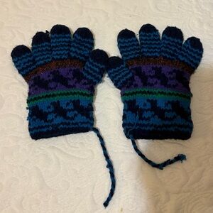 Cozy Knit Patterned Gloves for Women